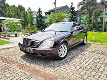 Mercy S280 ATPM RESMI V6 W220 MULUS kaya Baru 2002 Mercedes-Benz S280 2.8 W220 Sedan
