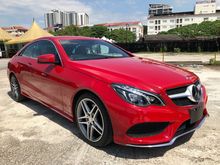 2014 Mercedes-Benz E250 2.0 AMG COUPE RED LIMITED EDITION FULL SPEC JAPAN UNREG