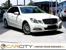 Y 2012 Mercedes-Benz E200 CGI 1.8 Sedan AMG LINE PREMIUM HIGH SPEC ONE OWNER TIPTOP