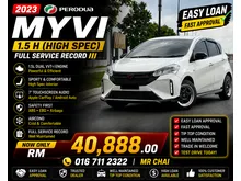 2023 Perodua Myvi 1.5 H Hatchback Perodua Service Record Easy Loan Senang Lulus