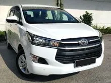 2020 Toyota Innova 2.0 E MPV_Original Paint_Original Mileage_FREE Auto Warranty_RM50K/Year