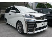 2018 Toyota Vellfire 2.5 MPV (A) UNREG