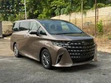 2024 Toyota Alphard 2.4 Z Premier - 50+ UNIT, NEW CAR CONDITION, 6A, 26KM, 8YEAR WARRANTY, ALPHARD, ALPHARD Z, Z PREMIER, AGH40