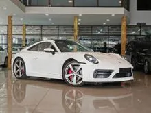 NEGO 2020 UNREG Porsche Carrera 4S 992 3.0 SPORT DESIGN AEROKIT /RED INT/ PASM/SPORT SEAT/GT SPOILER /SPORT EXHAUST /SPORT EXHAUST /SUNROOF