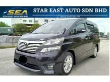 2011/2016 TOYOTA VELLFIRE 2.4 Z PLATINUM (A) --- 2 POWER DOOR --- POWER BOOT
