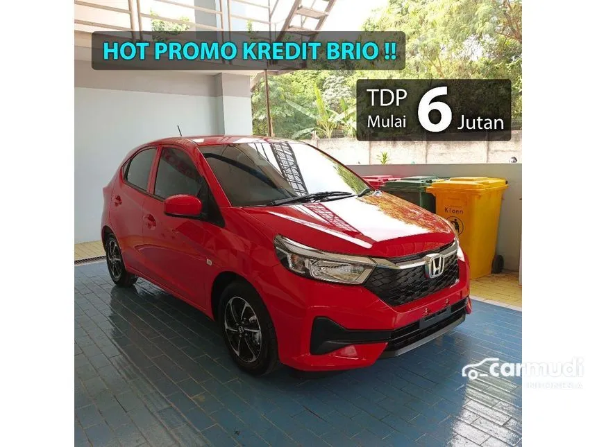 Jual Mobil Honda Brio 2024 E Satya 1.2 di Jawa Barat Automatic Hatchback Merah Rp 138.000.000