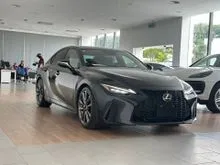 2022 LEXUS IS300 2.0L (T) F-SPORT *LOW MILEAGE UNIT / LOW PROCESSING FEES RM1350 / LOWER INTEREST RATE
