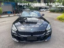 2023 BMW Z4 2.0 sDrive20i M Sport Convertible Top HUD Up Display LED Light Paddle Shift Brown Interior 7K KM 5A Good Condition Nice Car