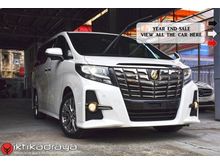2016 TOYOTA ALPHARD 2.5 TYPE BLACK SUNROOF UNREG RARE NO GST