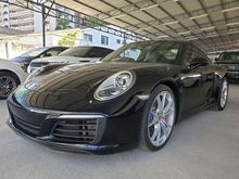 2016 Porsche 911 3.0 Carrera 4S Black (Bose, Sport Chrono, Sport Seat, Red Seat Belt, Reverse Cam, Sport Exhaust, PASM, Memory Seat)