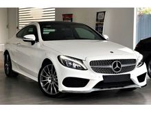 NOW EXCLUSIVE OFFER - 2018 MERCEDES BENZ C200 COUPE AMG LINE PREMIUM (A)