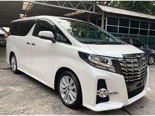 2015 Toyota Alphard 2.5 S 8 SEATER - JBL- 4CAMERA - P.CRASH - ORIGINAL LOW MILEAGE