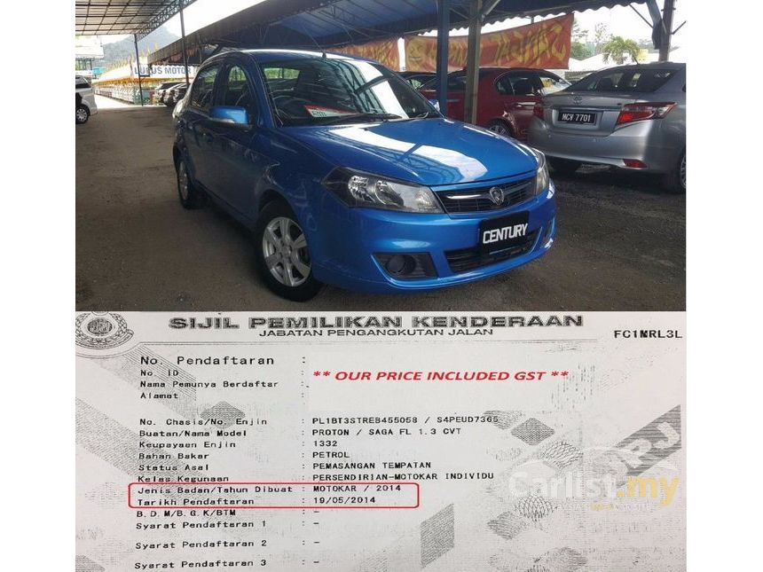 Proton Saga 2014 FLX Standard 1.3 in Kuala Lumpur Automatic Sedan Blue for RM 21,800 4112697
