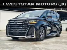 2025 Toyota Vellfire 2.4 Z Premier JBL Mileage 4k km Grade 5A FULLY LOADED Spec