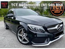 Mercedes-Benz C250 2.0 AMG W205 , FULL SERVICE RECORD 54K UNDER C&C SERVICE , PANROOF , POWER BOOT , RED INTERIOR , REGISTER 2017 Sedan