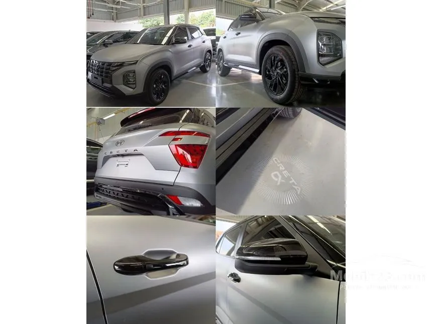 Jual Mobil Hyundai Creta 2024 Alpha 1.5 di Jawa Barat Automatic SUV Hitam Rp 421.800.000