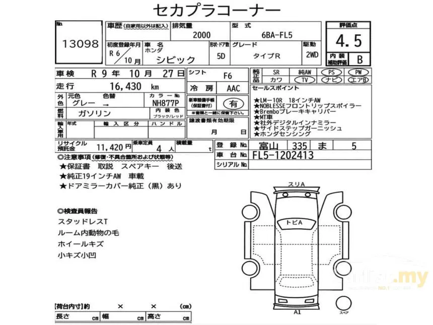 2024 Honda Civic Type R Hatchback