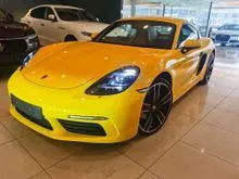 2019 Porsche 718 2.0L Cayman PDK* Genuine Mileage*