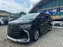 2024 Toyota Alphard 2.5 Z 7-Seater MPV AUTOPARK, MODELISTA BODYKIT, 5A, HUD, UNREG