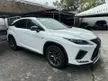 Recon 2020 Lexus RX300 2.0 F Sport SUV PANORAMIC ROOF, RED INTERIOR, HUD, BSM, ELECTRIC SEATS, PUST START BUTTON, 20 ALLOY WHEEL