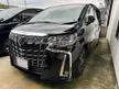Recon 2019 Toyota Alphard 2.5 G S C Package MPV RECON IMPORT JAPAN UNREGISTER