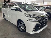 2017 Toyota Vellfire 2.5 ZG P.CRASH F. LEATHER 3YRS TOYOTA WARRANTY