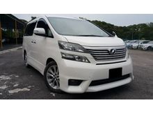 TOYOTA VELLFIRE 2.4 AUTO Z-PLATINUM 7 SEATER P/BOOT 2/POWER DOOR FACELIFT LIKE NEW