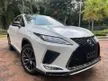 Recon 2022 Lexus RX300 2.0 F Sport SUV PANORAMIC 360 CAM BLINDSPOT HUD NEGO TILL LET GO - Cars for sale