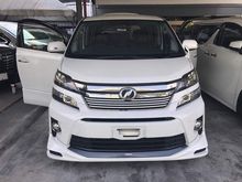HomeTheater 18 Speaker/ TRD Bodykit/ Showroom Car / UNREG / Local AP) (RM178K ONLY) 2014 Toyota Vellfire 2.4 Golden Eyes 2