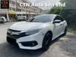 Used HONDA CIVIC 1.5 (A) TC-P FC,(DIRECT OWNER),FULL SERVICE RECORD,FULL LEATHER SEAT,ELECTRIC SEAT,REVERSE CAMERA,PADDLE SHIFT,PUSH START KEYLESS - Cars for sale