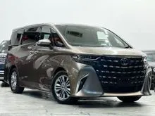 2024 Toyota Alphard 2.5 Z 7-Seater 4k KM 5A Side Step HUD DIM BSM