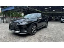 2022 Lexus RX 300 2.0 Luxury SUV UNREGISTERED GRADE 5A ORI 22K KM BROWN LEATHER SEAT BLACK INTERIOR REAR ENTERTAINMENT TWO MONITOR SUNROOF POWER BOOT