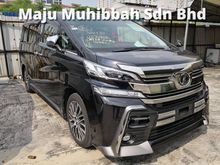 2016 Toyota Vellfire 2.5 ZG PILOT SEATS PRE CRASH (BODYKIT) UNREG 16