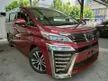 Recon 2019 Toyota Vellfire 2.5 ZG - SUNROOF - DIM - BSM - LTA - PCS - NICE MAROON COLOR (UNREGISTERED) - PROMOTION DEAL - - Cars for sale