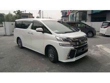2016 Toyota Vellfire 2.5 Z G Edition - PENGECUALIAN CUKAI SST 50 PERATUS UNTUK KERETA IMPORT DILANJUTKAN (1 YEAR WARRANTY) FMCO PROMO