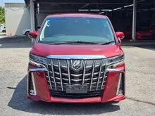 FREE 6 YEAR WARRANTY UNREG 2021 Toyota Alphard 2.5 G S C Package MPV RED COLOUR / PROCESSING FEE RM1350