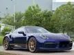 Recon 2020 Porsche 911 3.7 Turbo S (Best Price In Town) Gentian Blue, Huge Spec, Full Porsche Service History