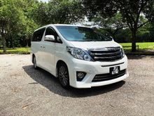 2013 Toyota Alphard 2.4 G 240S Gold MPV Tip Top Condtion