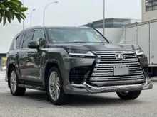 2024 Lexus LX 600 3.5 7 seater Japan Spec Grade 6A NEW Car Condition Full Spec with Modellista Bodykit, Modellista Wheel, Mark Levinson, 7 Seater