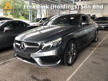 2018 Mercedes-Benz C200 2.0 AMG Coupe Turbo Camera Paddle Shift Panaromic Roof Power Boot LED Light Nice Car