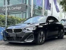 RECON 2022 BMW M240i 3.0 xDrive Coupe - JAPAN SPEC NEW FACELIFT INTERIOR SURROUND 4CAM INTERIOR BROWN HUD DUAL ELECTRONIC SEAT