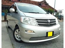 Toyota Alphard 2.4 G (A) SINGLE P/DOOR SUNROOF CAR KING