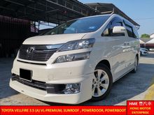 2014/15 Toyota Vellfire 3.5 VL Premium (A), Sunroof , 2 Power Door, Power Boot ** 1 Vip Owner, Nice Number **