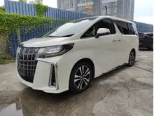 FULL SPEC OFFER 2021 Toyota Alphard 2.5 SC SUNROOF JBL 4CAM UNREG PROMO