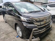 2015 Toyota Vellfire 2.5 Z A Edition MPV,7 SEATER,DVD PLAYER.,GRADE 5 STAR,15 UNREG