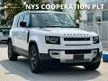 Recon 2022 Land Rover Defender 110 2.0 P300 Base Grade Petrol SUV 4WD Unregistered Adaptive Air Suspension 19 Inch Original Rim Fabric Seat Manual Adju