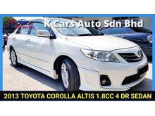 2013 Toyota Corolla Altis 1.8 G Sedan NEW FACELIFT DVVT-i ENGINE