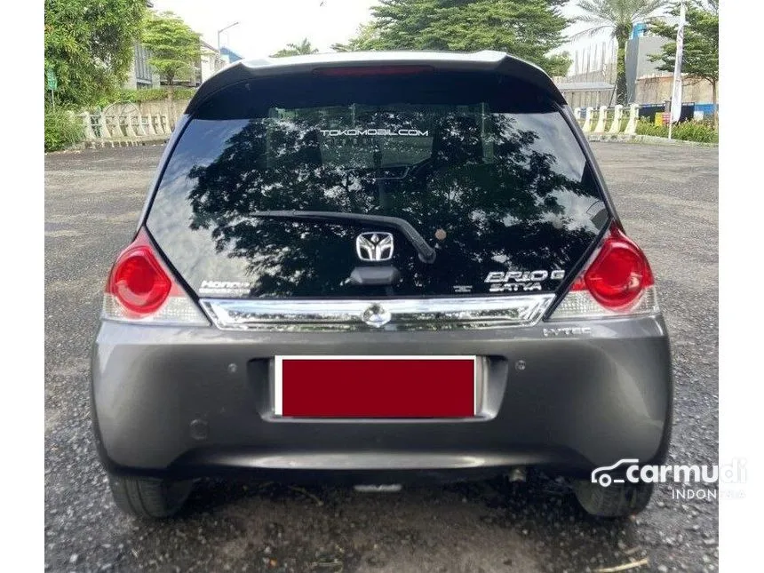 Jual Mobil Honda Brio 2017 Satya E 1.2 di Banten Automatic Hatchback Abu