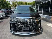 2021 Toyota Alphard 2.5 G SC FULLY LOADED MERDEKA SALES 10 YEARS WARRANTY UNLIMITED MILEAGE