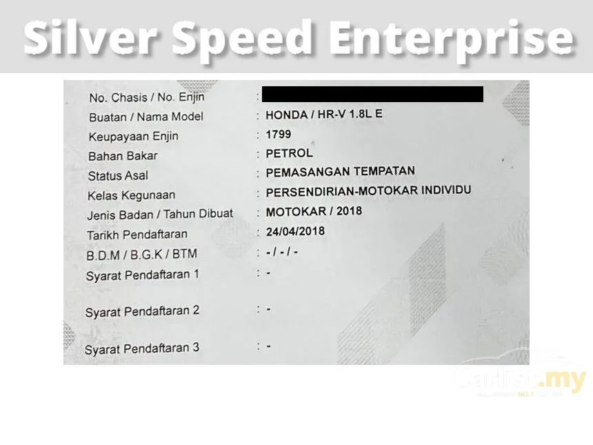 2018 Honda HR-V E SUV